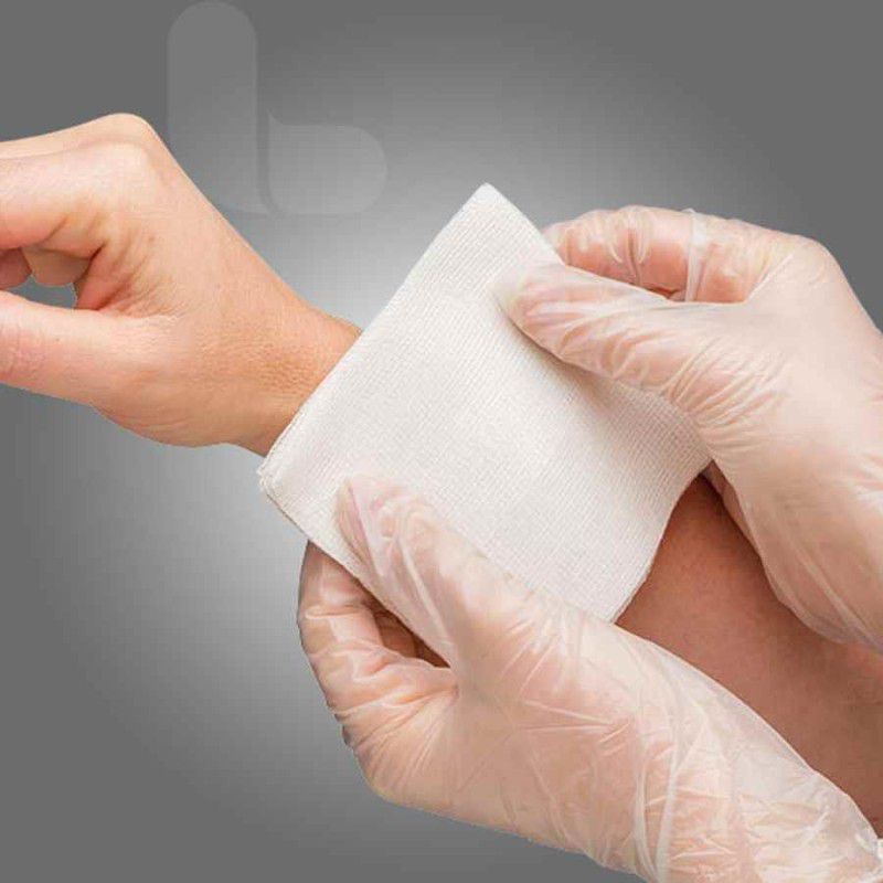 Cruzine Sterile Combine Dressing Pad 20 CM X 10 CM First Aid Tape  (Pack of 5)