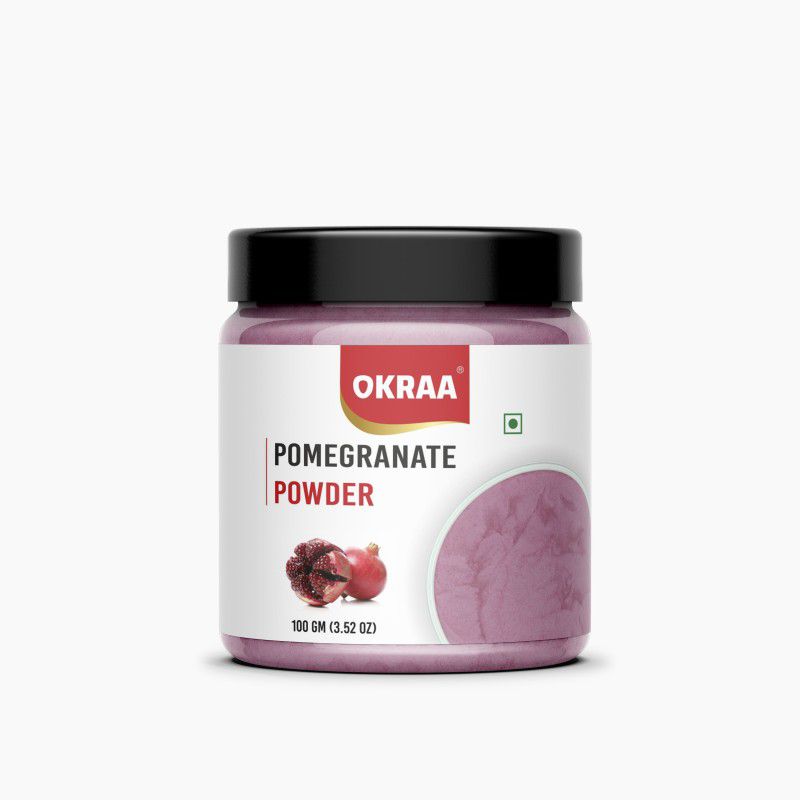 OKRAA Pomegranate Fruit Powder / Natural Pomegranate Powder ( Spray Dried ) - 100 GM  (100 g)