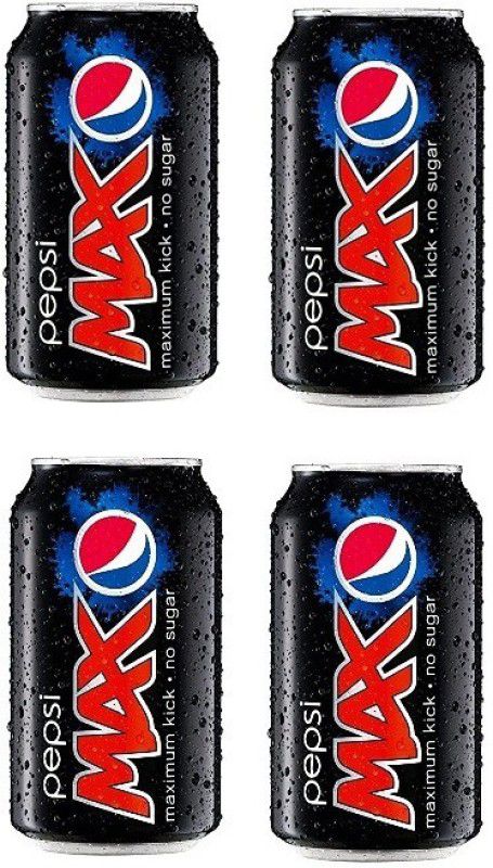 Pepsi MAXX MAXIUMUM TASTE NO SUGAR IMPORTED 330ml ( PACK OF 4 ) 1320ml Energy Drink  (4x330 ml, COA FLAVORED Flavored)