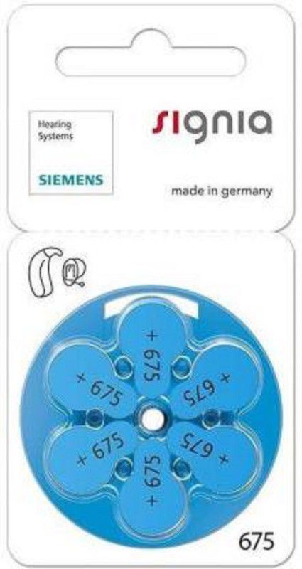 Siemens Hearing Aid Batteries Mercury Fre HearingAidBattery-675no-60Battery Stethoscope Case  (Blue)