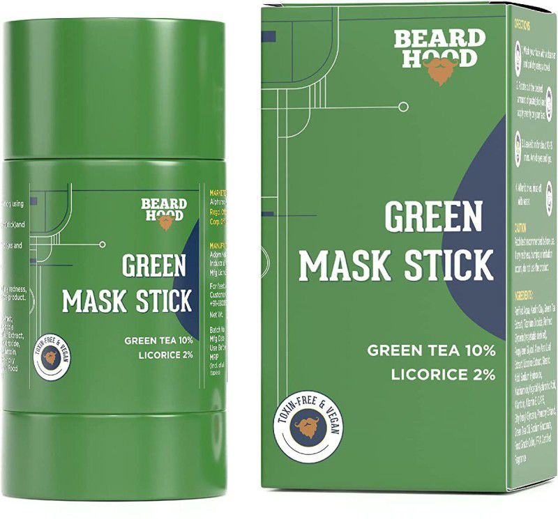 SAFARTRADERS All Skin Types Stick Green Tea Mask Useful For Men & Women Face Shaping Mask