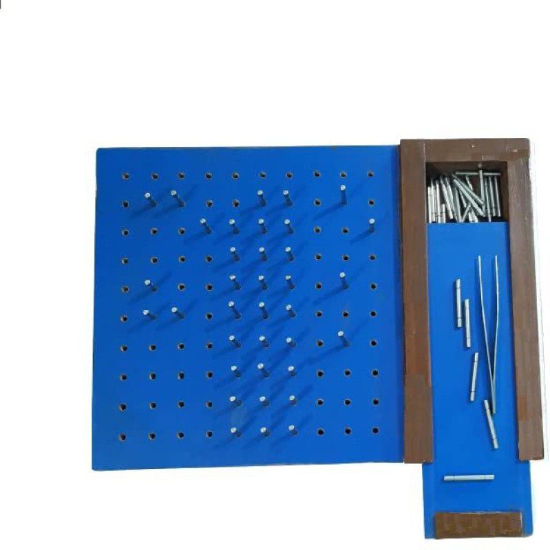 Meditronix Finger Tweezer Dexterity Test (100 Holes) Board Medical Reacher & Grabber  (Length 35 cm)