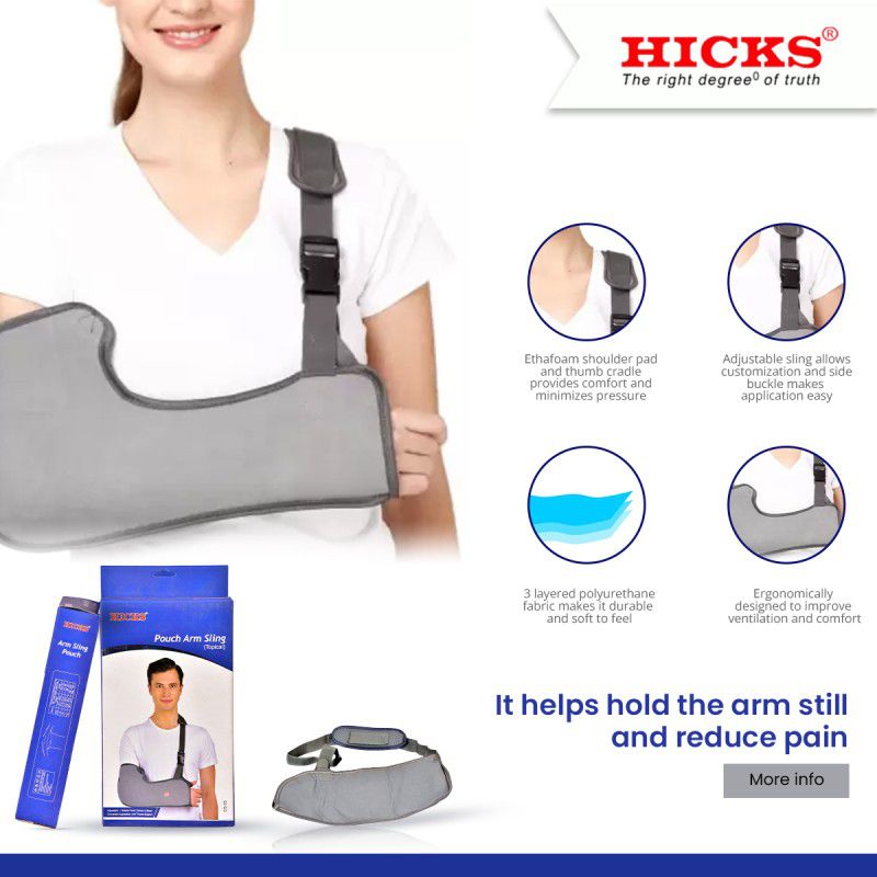 Hicks Pouch Arm Sling Cervical Traction Kit  (Topical Pouch Arm Sling)