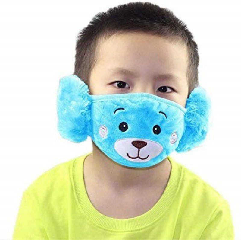 THE RPM HUB Kids Woolen Mask, Warm Winter Woolen Mask for Boys And Girl's fit for 5 to Adult Year Kids Face Shaping Mask