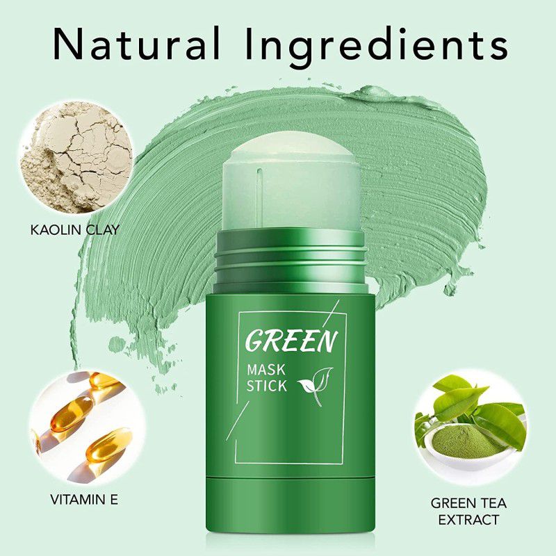 imelda Deep Pore Cleansing, Green Clay Mask For Face , Purifying, Reduce Blackheads Face Shaping Mask