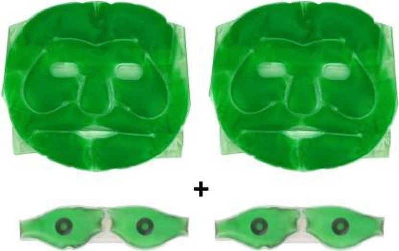 JUBLYN 2pcs Aloe vera gel face and eye masks Face Shaping Mask