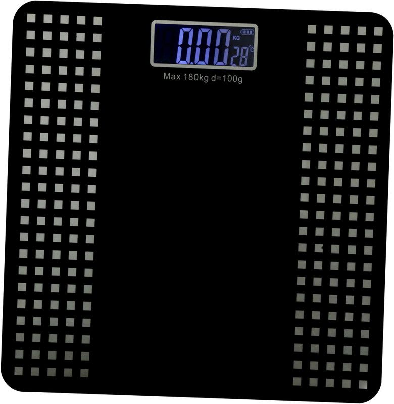 Glancing Weight Measuring Machine- Digital Weighing Scale Electronic Weight Machine For Human Body with Temperature Display /54/aGac Weighing Scale  (Black)