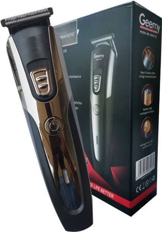 Profiline air & beard clipper Professional Hair Clipper Rechargeable Hair Trimmer Attachment Comb Trimmer 45 min Runtime 4 Length Settings  (Black)