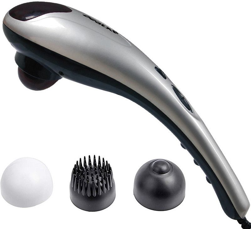 Pristyn care Stream Handheld Classic Full Body Pain Relief Massager by beatXP - Deep Tissue Infrared Massage - Full Body Acupressure for Pain Relief and Relaxation - Back, Leg, Foot & Body Massager - 1 Year Warranty Massager  (Black 2)