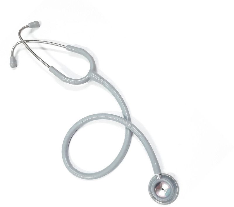 thermomate Single tube stethoscope For medical Student Stethoscope  (Grey)