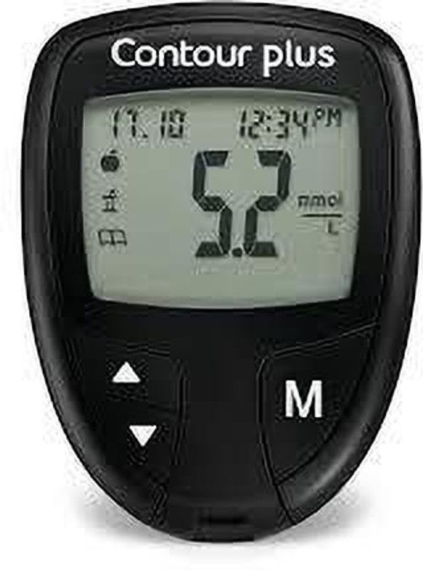 CONTOUR PLUS Glucometer Glucometer  (Black)