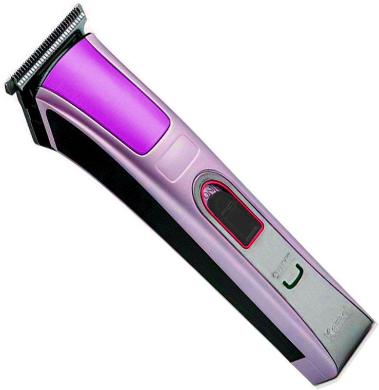 KMI New Waterproof High Power Rechargeable Hair Trimmer Trimmer 90 min Runtime 5 Length Settings  (Multicolor)