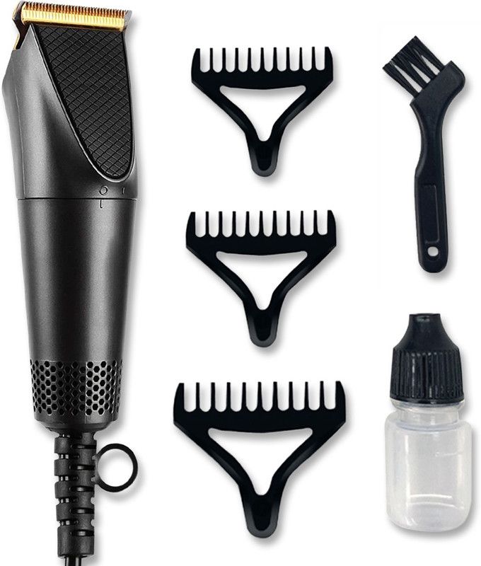 Pick Ur Needs Professional High Quality Hair Clipper Advanced Shaving System Trimmer 120 min Runtime 3 Length Settings  (Black)