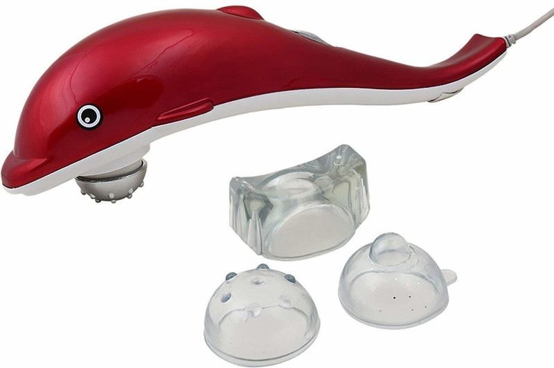 BELIONERA Electric Handheld Shoulder Back Neck Massager Hammer Stick Body Knock Vibration Blood Circulation Pain Relief Massager (RED) Massager  (Red)