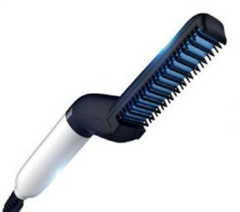 ShopTown Men Electric Beard Straightener Hair Styler Comb For Modeling Hair Styler for Men Men Hair Styler Hair Straightener beard-120 Hair Straightener Brush  (Multicolor)