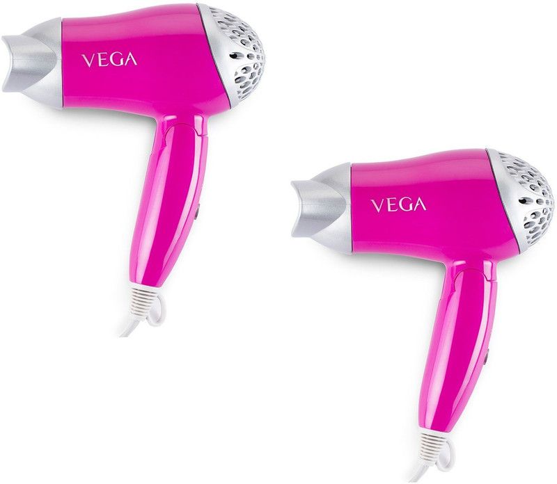 VEGA Handy VHDH-04 Pack Of 2 Hair Dryer  (1200 W, Pink)