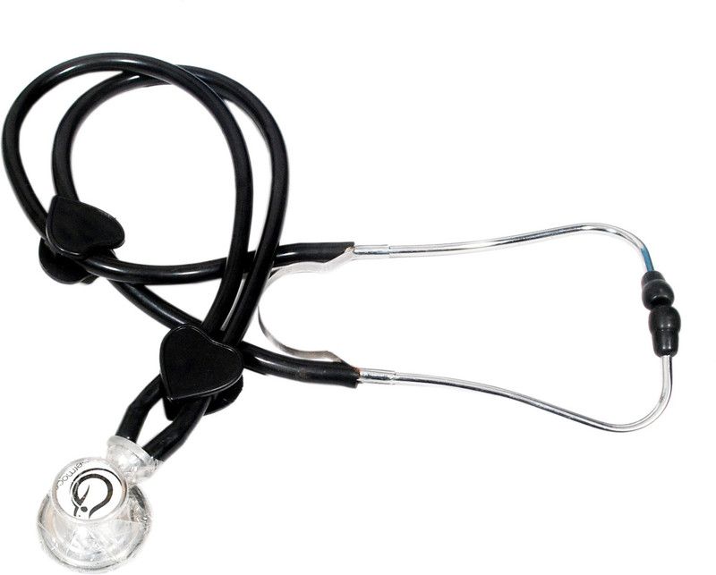 thermomate BLACK STETHOSCOPE( 2113) stethoscope for students medical, doctors MEDICAL Stethoscope  (Black)