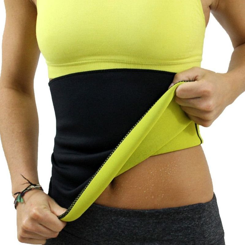 Vbhretail Slimming waist Trimmer belts support Slimming blet Fitness sporting SIZE-L Slimming Belt  (Black)