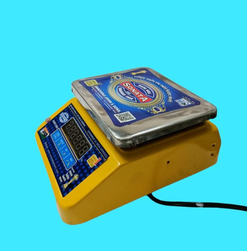 Sonata Xlent 15 KG multicolour Mini Table top Weighing Scale  (Yellow)