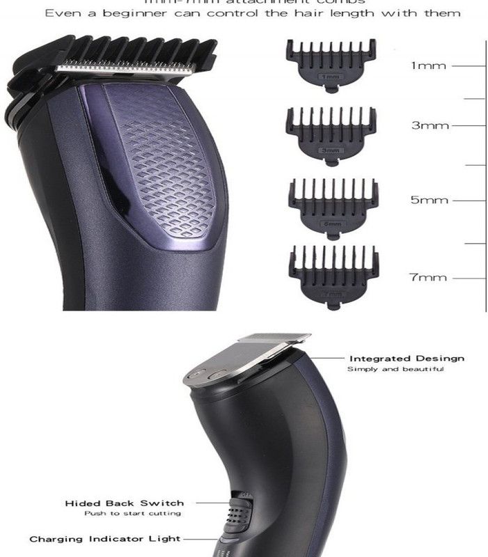 vimik AT-1210 Trimmer 45 min Runtime 1 Length Settings  (Black)