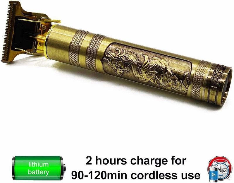 UZAN� MAXTOP Golden Trimmer For Men & Women Clippers Haircut Grooming Kit Trimmer Trimmer 90 min Runtime 4 Length Settings  (Gold)