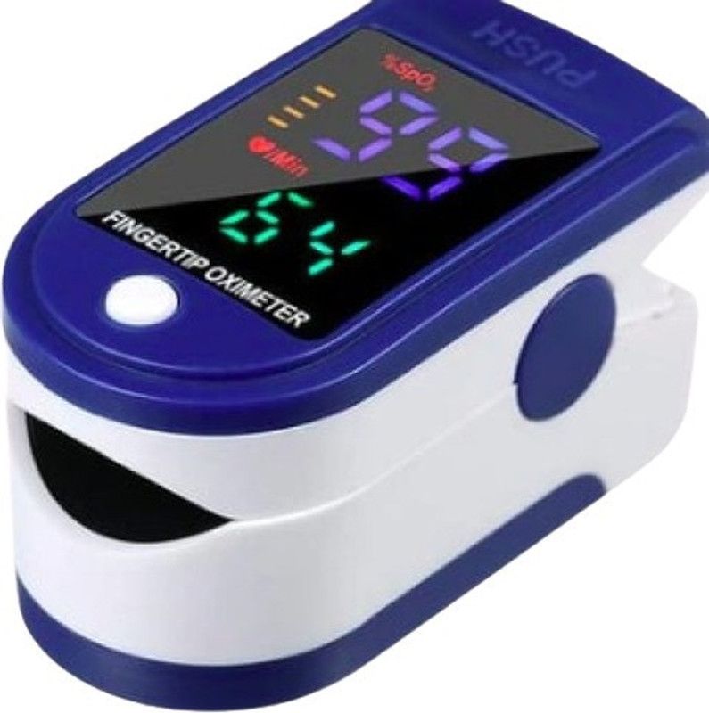 krishna medical hall pulse oximeter and SPO2 reader Pulse Oximeter  (Blue, White)