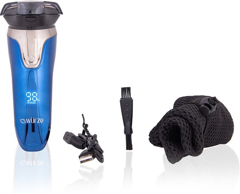 wurze WZ-1908 Shaver For Men  (Blue)