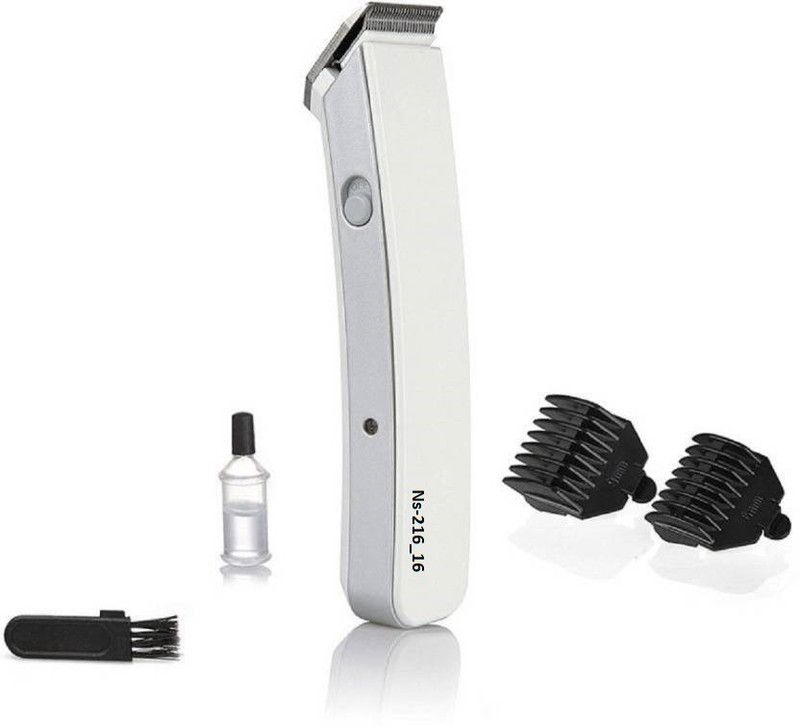 U Z A N Ns-216_16 Trimmer 60 min Runtime 4 Length Settings  (White)
