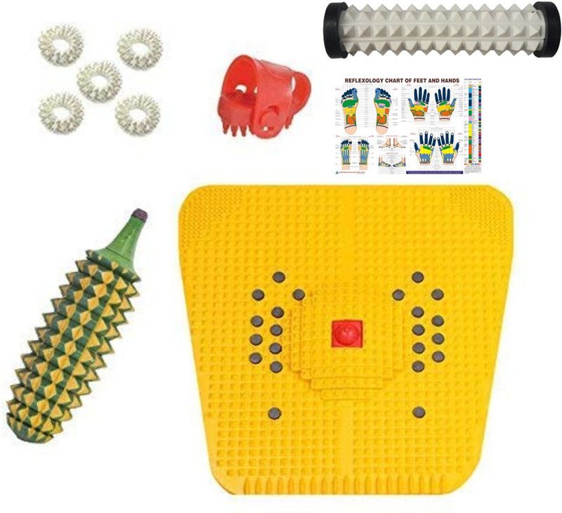 ACM 2000 216 20 Acupressure foot mat tool ki Massager  (Multicolor)