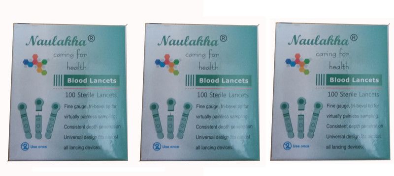 Cityhealth Disposable Sterile 30G Flat Lancet 300 Pricking Needles for Clinic Bulk Purchase Glucometer Lancets  (300)