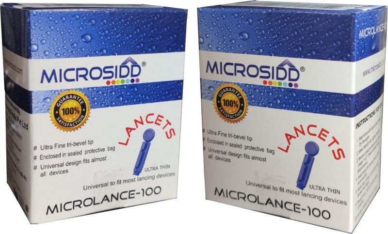 MICROSIDD Microlance 100R Glucometer Lancets  (200)
