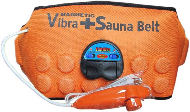 RBS "Free Size" Magnatic Vibra + sauna orange original Belt Vibrating Magnetic Slimming Belt (Orange) Vibrating Magnetic Slimming Belt  (ORANG)