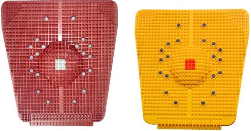 MARCRAZY AWW-1 acupressure pain relief power mat (MULTICOLOR) Massager  (Red,yellow)