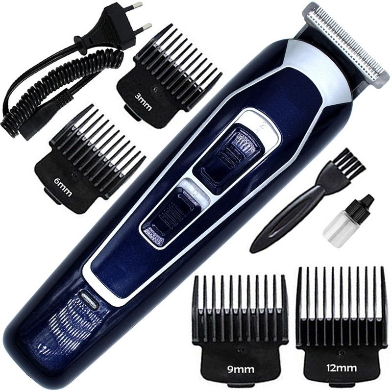 GEMY Rechargeable Waterproof Professional Hair Clipper Beard Moustache Trimmer AF Fully Waterproof Body Groomer 120 min Runtime 8 Length Settings  (Multicolor)