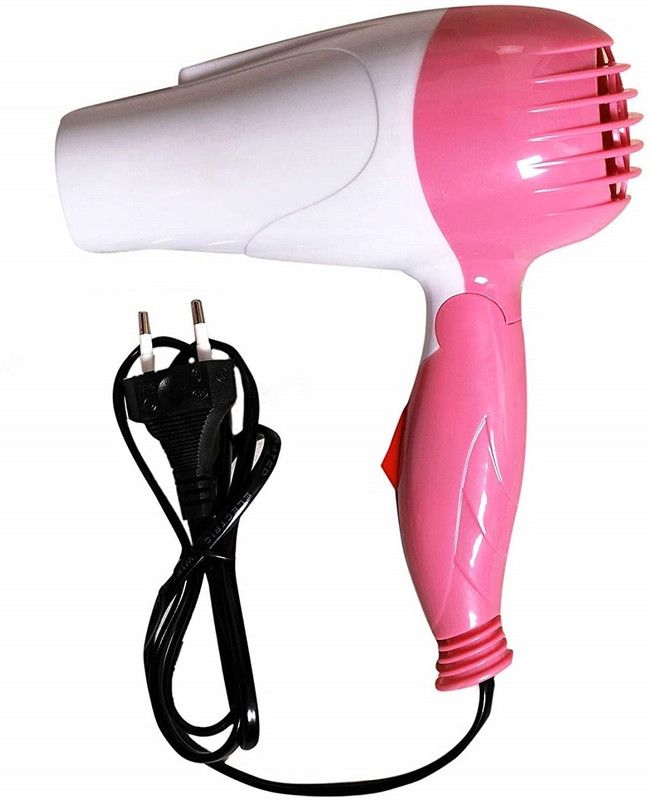 Daizicreation Salon Grade Professional Perfect Hair Dryer (1000 W, Pink) -FOLDING Hair Dryer  (1000 W, White Pink)