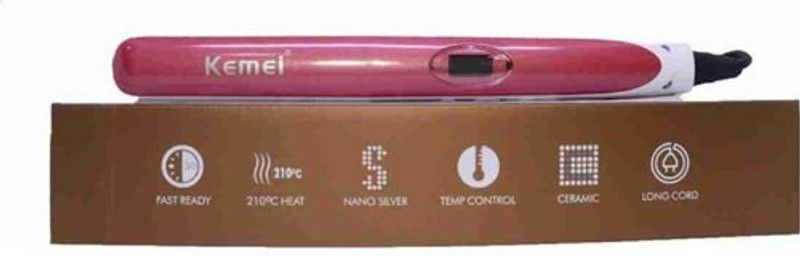 Kemei KM-9915 Hair Straightener  (Pink)