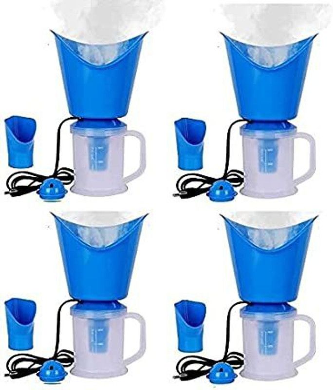 TASHAN WORLD Original Seller ] 3 In 1 Facial Steam Vaporizer, Face Steamer, Cough Steamer, Nozzle Inhaler & Nose Vaporizer Machine For Cold and Cough, Facial Steamer. Pack Of 4 Vaporizer  (Random colour)