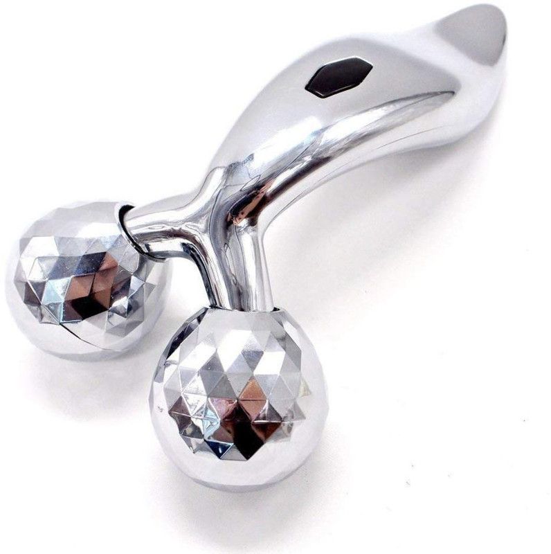 BLAPOXE 3D Y Shape Aluminium Big ACE Massager Skin Lifting Platinum Roller Massager Health Care System Y Shape 3D Massager Massager  (Silver)