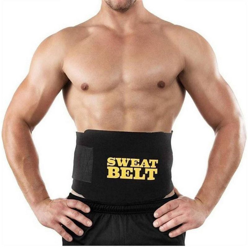 Svello Belt Free Size Slimming Belt Slimming Belt  (Black)
