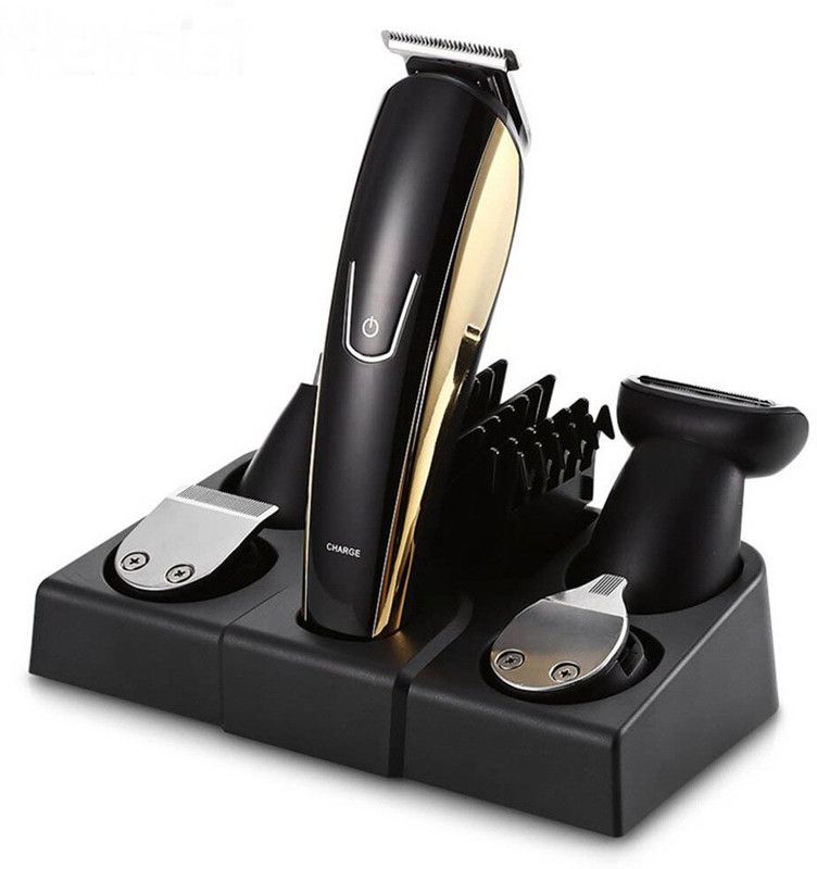 iStore 8 In 1 Km 526 Professional Beard Nose Hair Clipper Shaver With Trimmer Trimmer 50 min Runtime 5 Length Settings  (Black)