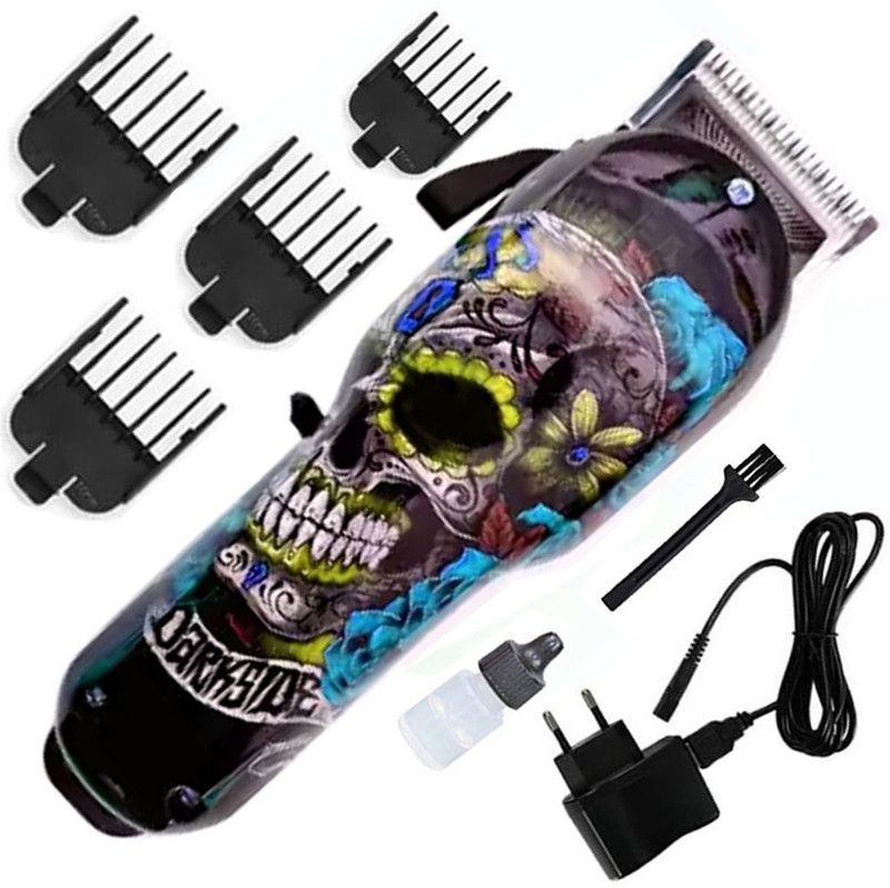 Powerful New Fast Charging Usb Skull Hair Cutter Machine Man Styling Tools Trimmer 420 min Runtime 4 Length Settings  (Multicolor)