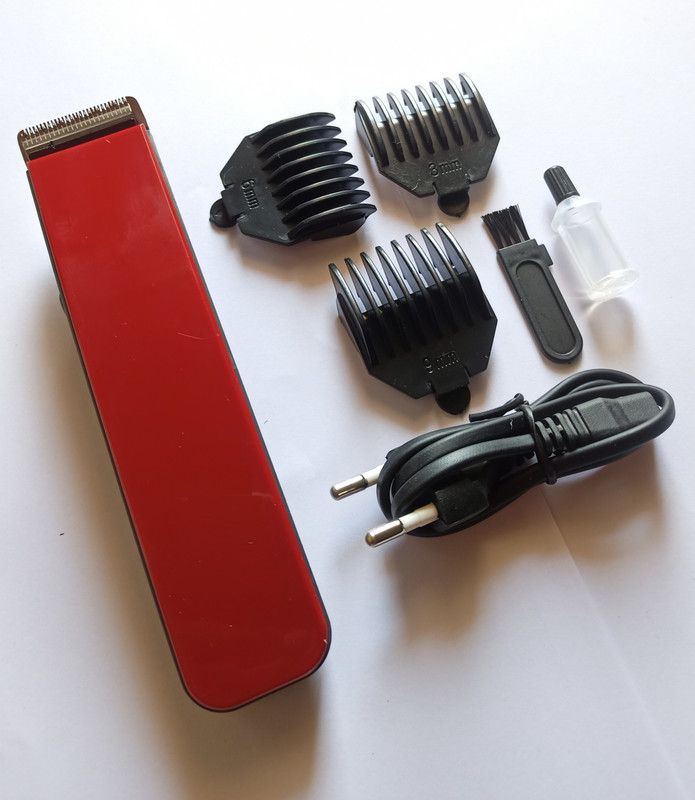 Profiline quality new design air & MI beard clipper Professional Hair Clipper Trimmer red Trimmer 45 min Runtime 1 Length Settings  (Red)
