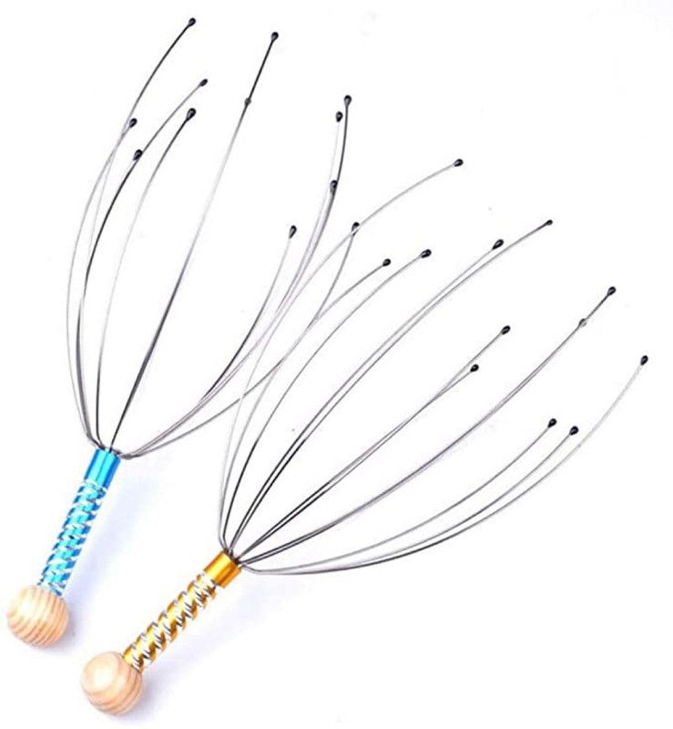 Rl impex Head Massager Neck Massage Octopus Scalp Stress Relax Spa Therapy Healing Bokoma c Massager  (Multicolor)