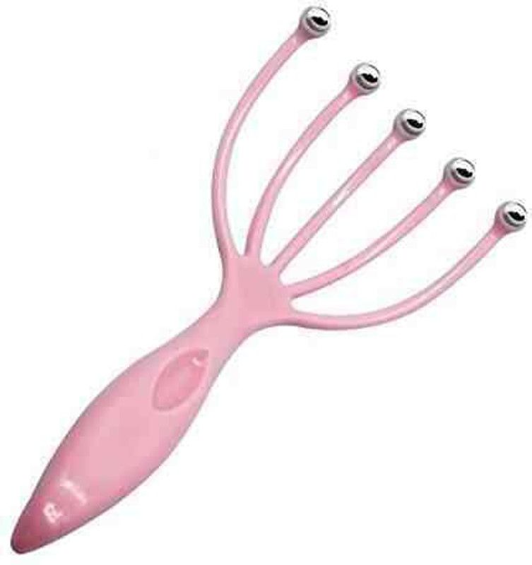 iTechPie PINK MASSGER -04 Massager Tool Protable Handheld Five Fingers Claw Steel Ball Relaxation Head Massager For Home Office Travel Massager  (Pink)