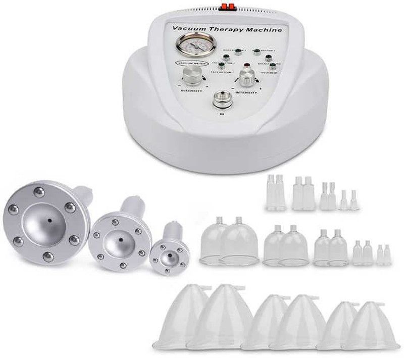 ACUPRESSUREMART Facial Cupping Roller Therapy Of Vacuum Massage Machine for Home Salon & Reducing Cellulite Lymphatic Drainage & Body Shaping Massager  (White)