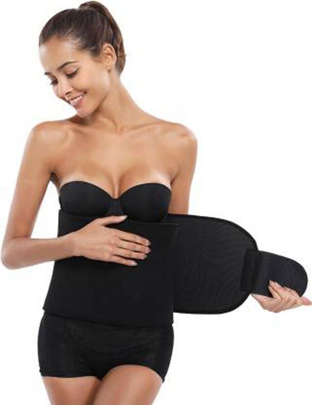 RBS Stomach fat burner for Men & Women Slimming Belt  (Black)