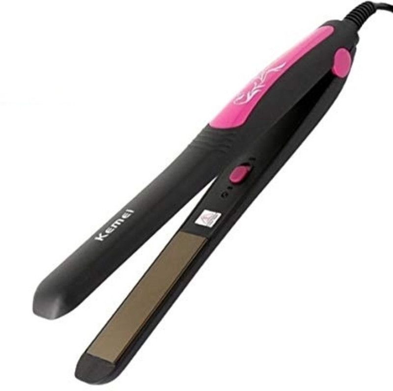 WAIKIL kemei km 328 km328 Hair Straightener  (Black)