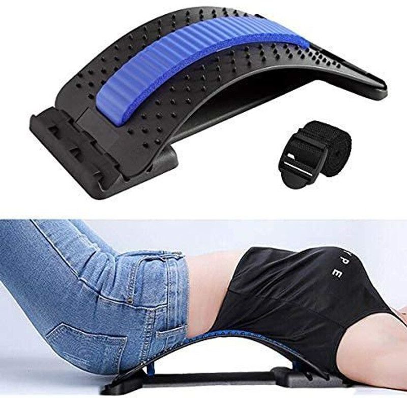 Oncarnival BM-1 Back Support Magic Back Stretcher Spinal Pain Massager  (Multicolor)