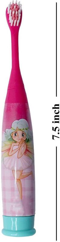 SARASI Electric Toothbrush With Extra Toothbrush Head For Kids [Pack 1] Electric Toothbrush  (Pink)