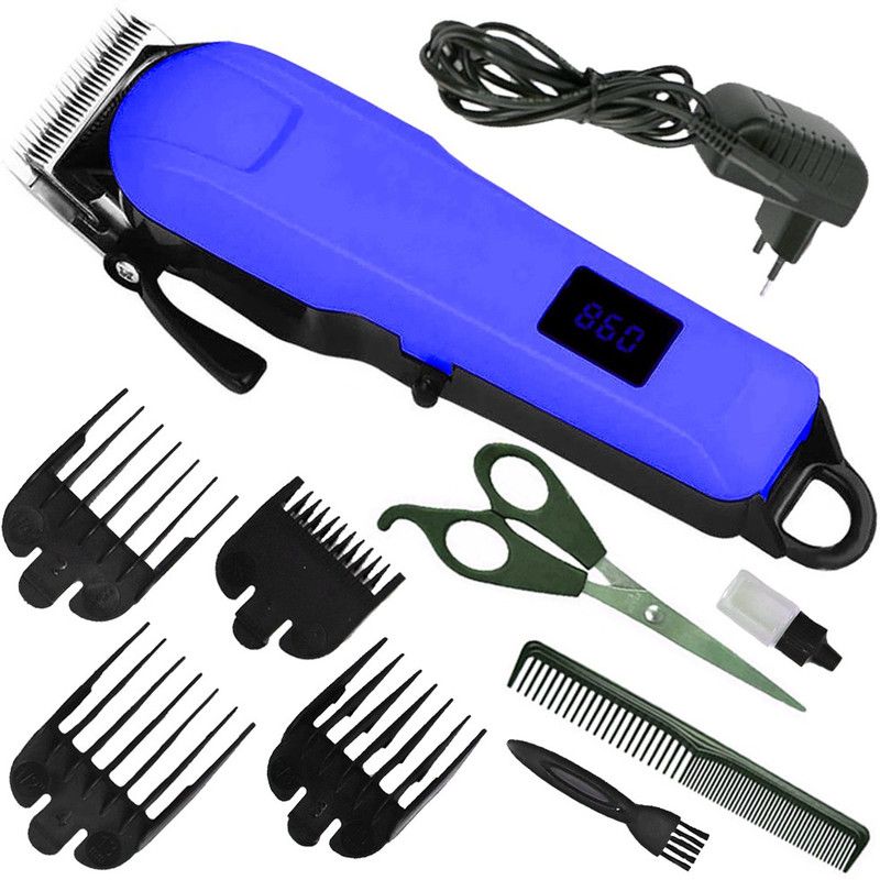 K I M Electric Hair Clipper Hair & Beard Trimmer LED Display Stainless steel Trimmer 240 min Runtime 1 Length Settings  (Multicolor)